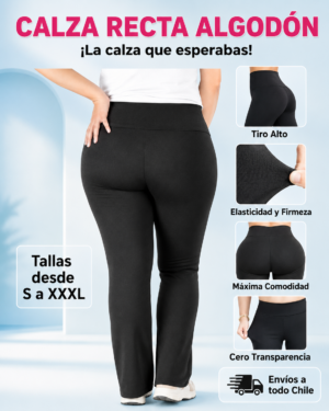 Calza Recta de Algodón